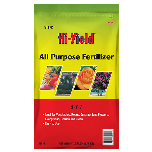 Hi-Yield All Purpose Fertilizer 6-7-7 * 3.25lbs