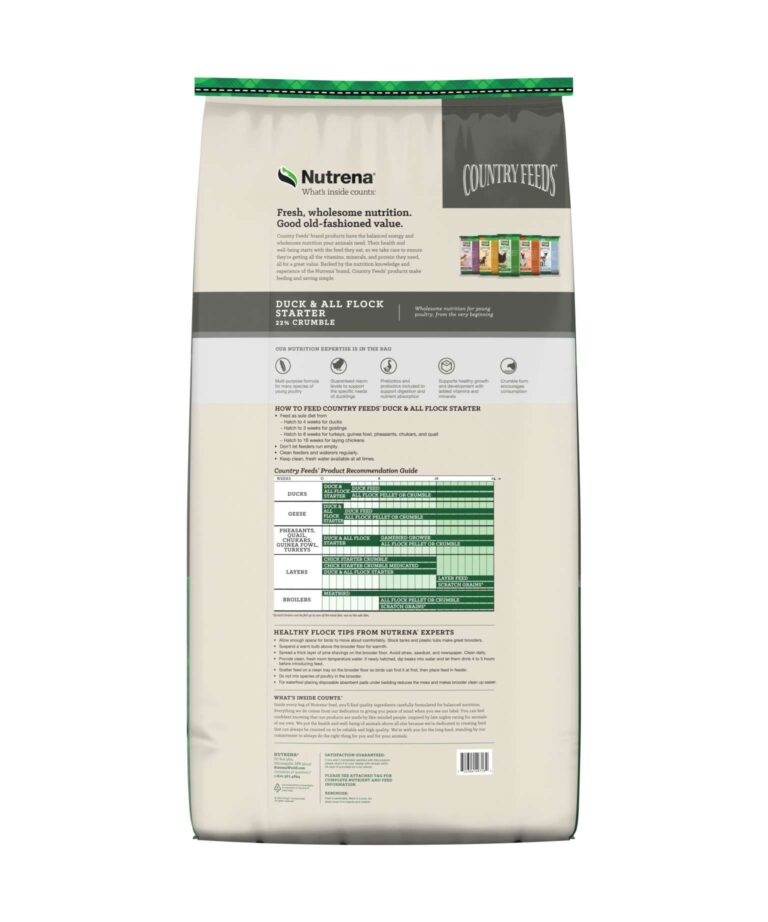 Country Feeds Duck & All Flock Starter 22% Crumble 50lbs