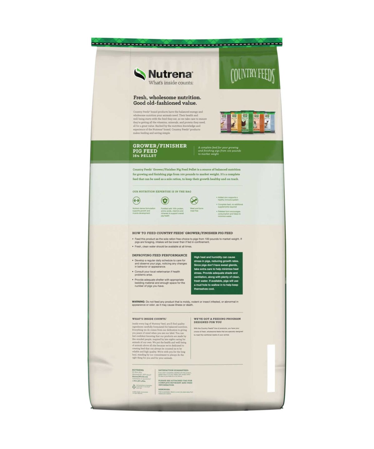 CountryFeeds Hog Grower/ Finisher 16% 50lbs