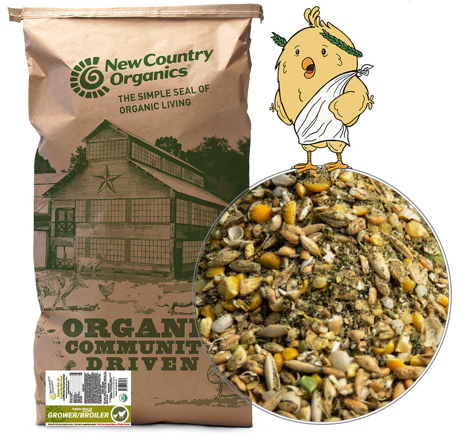 New Country Organics Olive Oil Broiler/Grower 40lbs