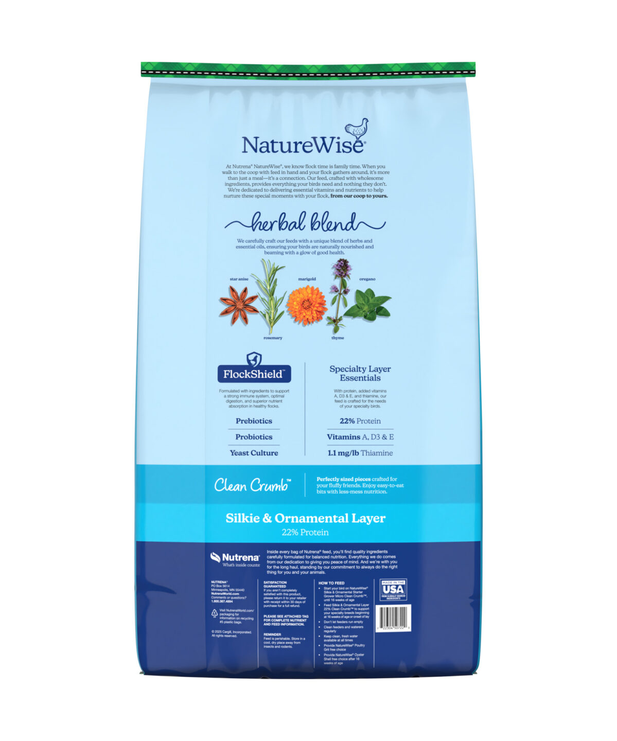 NatureWise Silkie & Ornamental 35lbs