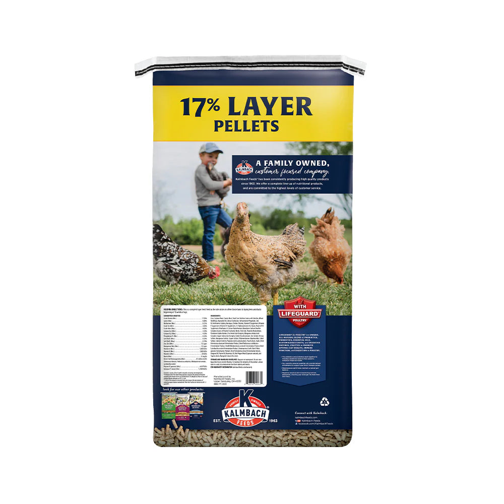 Kalmbach 17% All Natural High Calcium Layer Pellet 50lbs