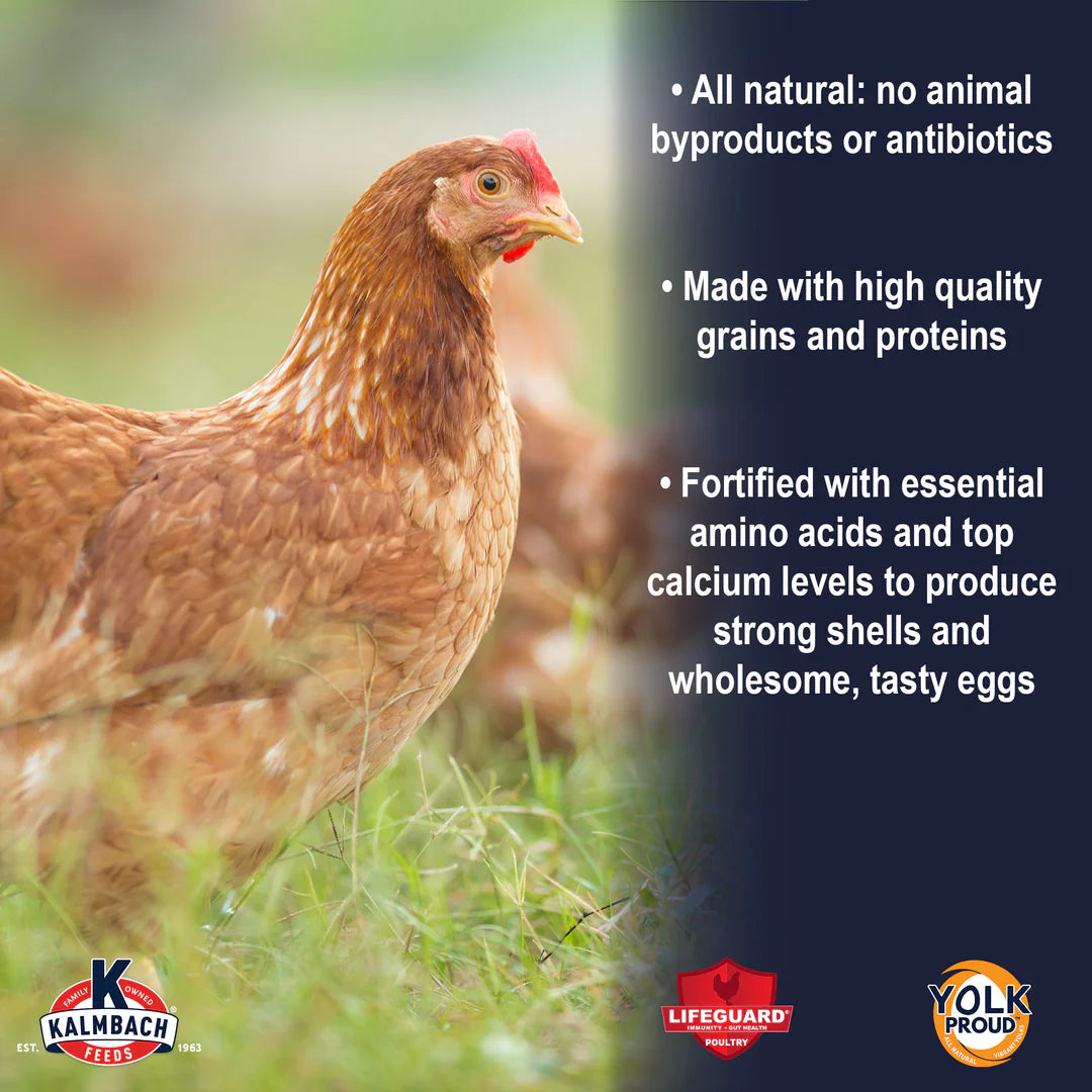 Kalmbach 17% All Natural High Calcium Layer Pellet 50lbs