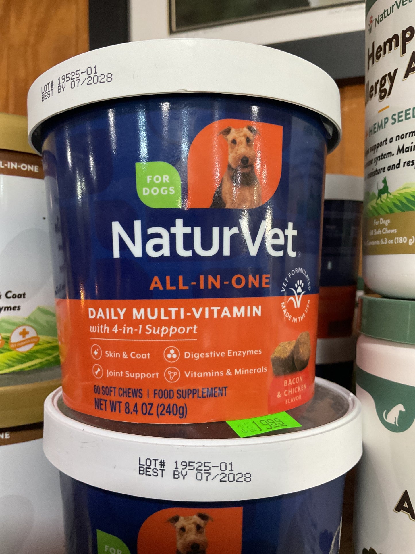 Naturvet All-In-One Soft Chew for Dogs 60ct