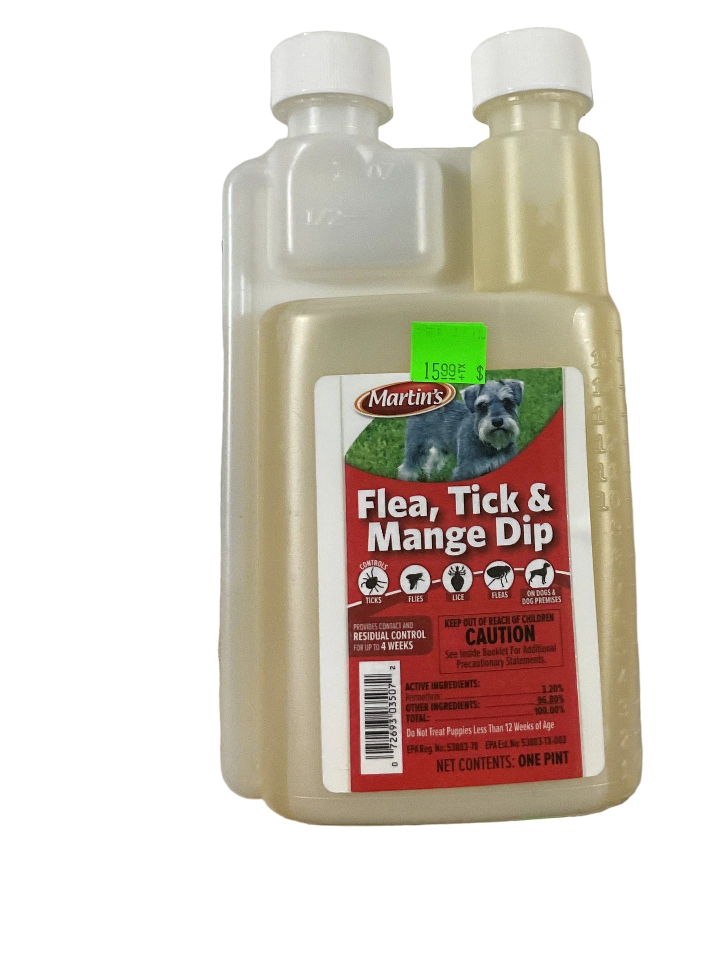 Flea, tick & mange dip