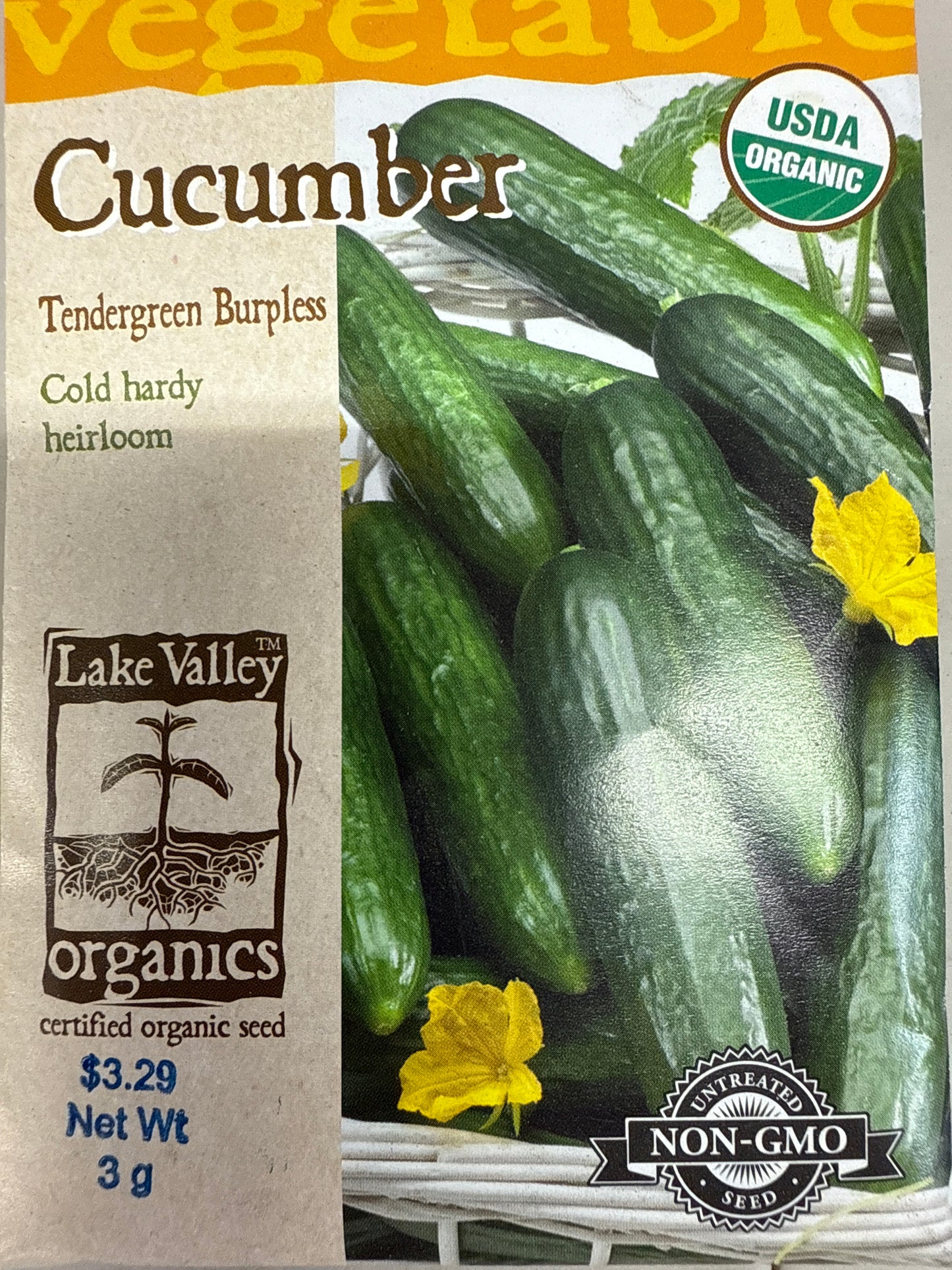 Cucumber - Tendergreen Burpless