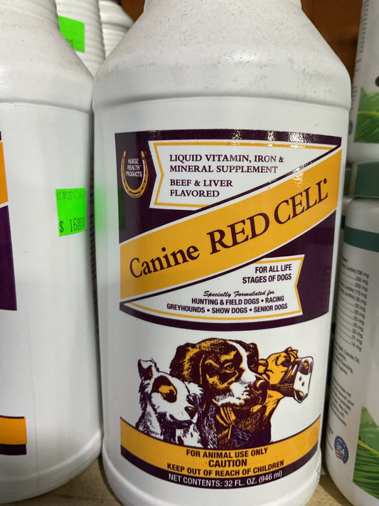 Canine red cell 32oz