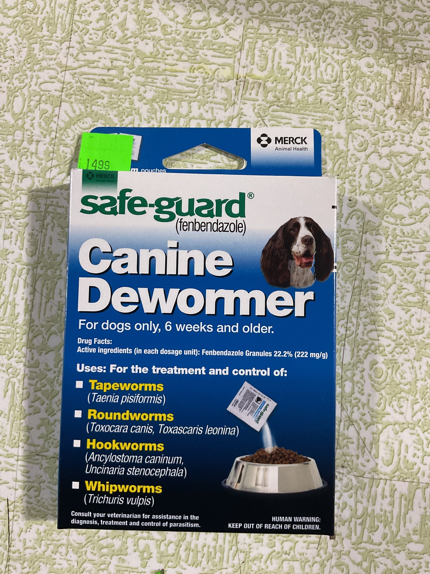 Canine dewormer