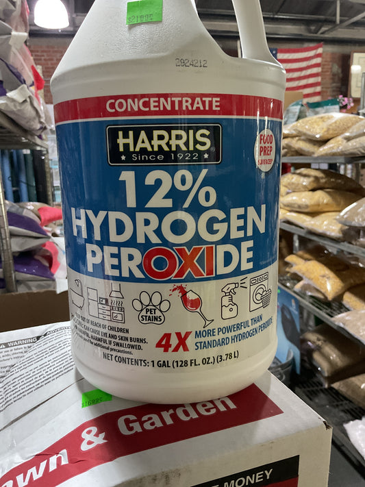 12% hydrogen peroxide 1 gal