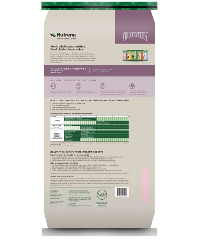 Country Feeds Chick Starter Grower 18% Medicated
