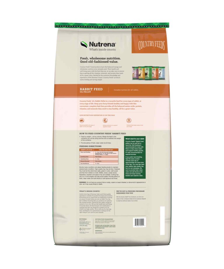 Country Feed 16% Rabbit 50lbs