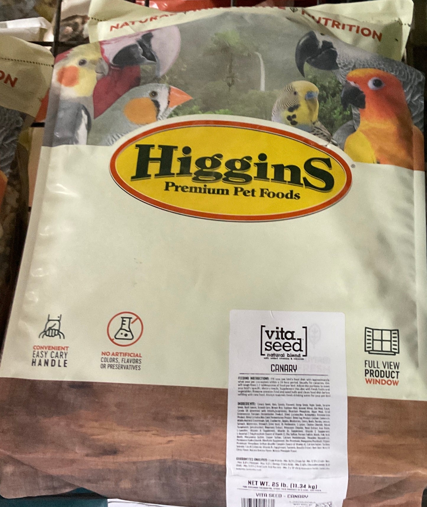 Higgins Bird Food