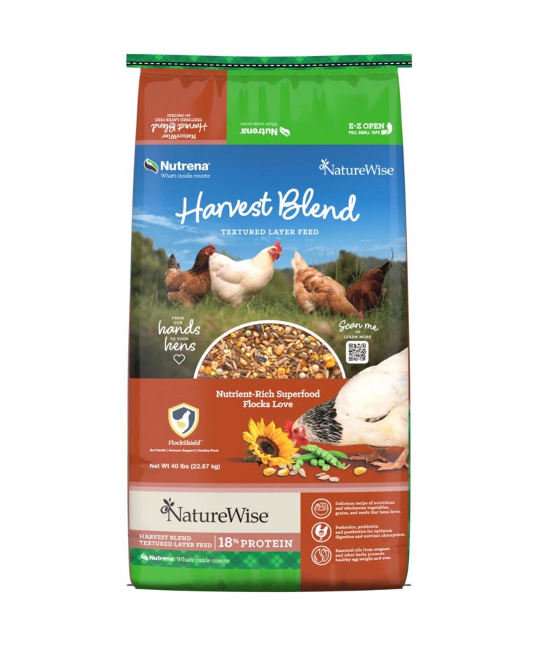 Nature Wise Harvest Blend 18% Textured Layer Pellet 40lbs