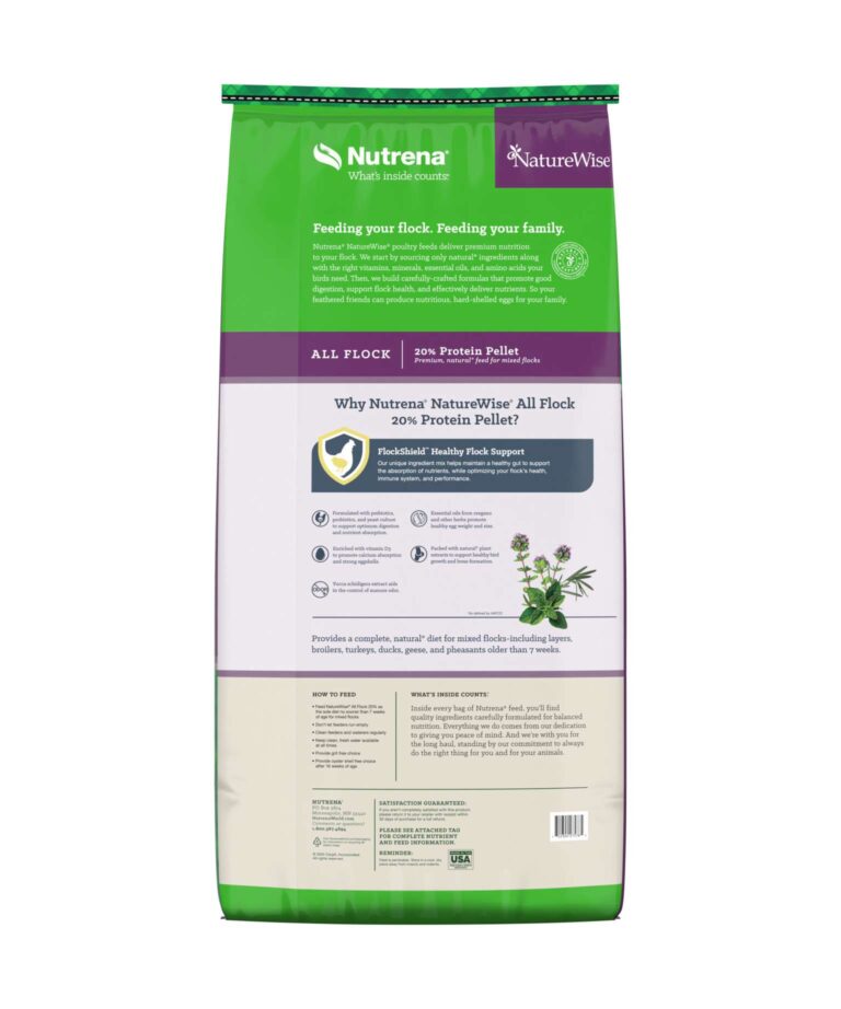 Nature Wise All Flock 20% Pellet 40lbs