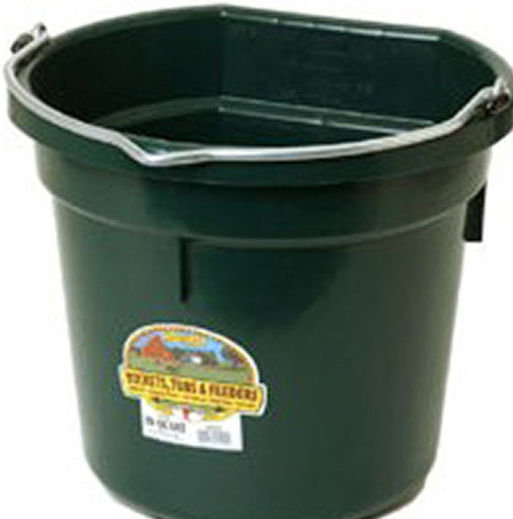 PLASTIC BUCKET FLAT BACK 20 QT