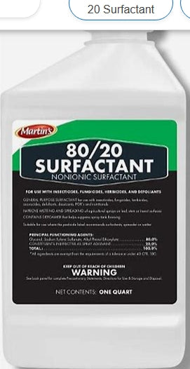 Martin's 80/20 Surfactant