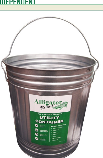 Galvanized Trash Cans