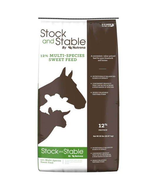 Stock&Stable 12% Multi-Species Sweet Feed 50lbs