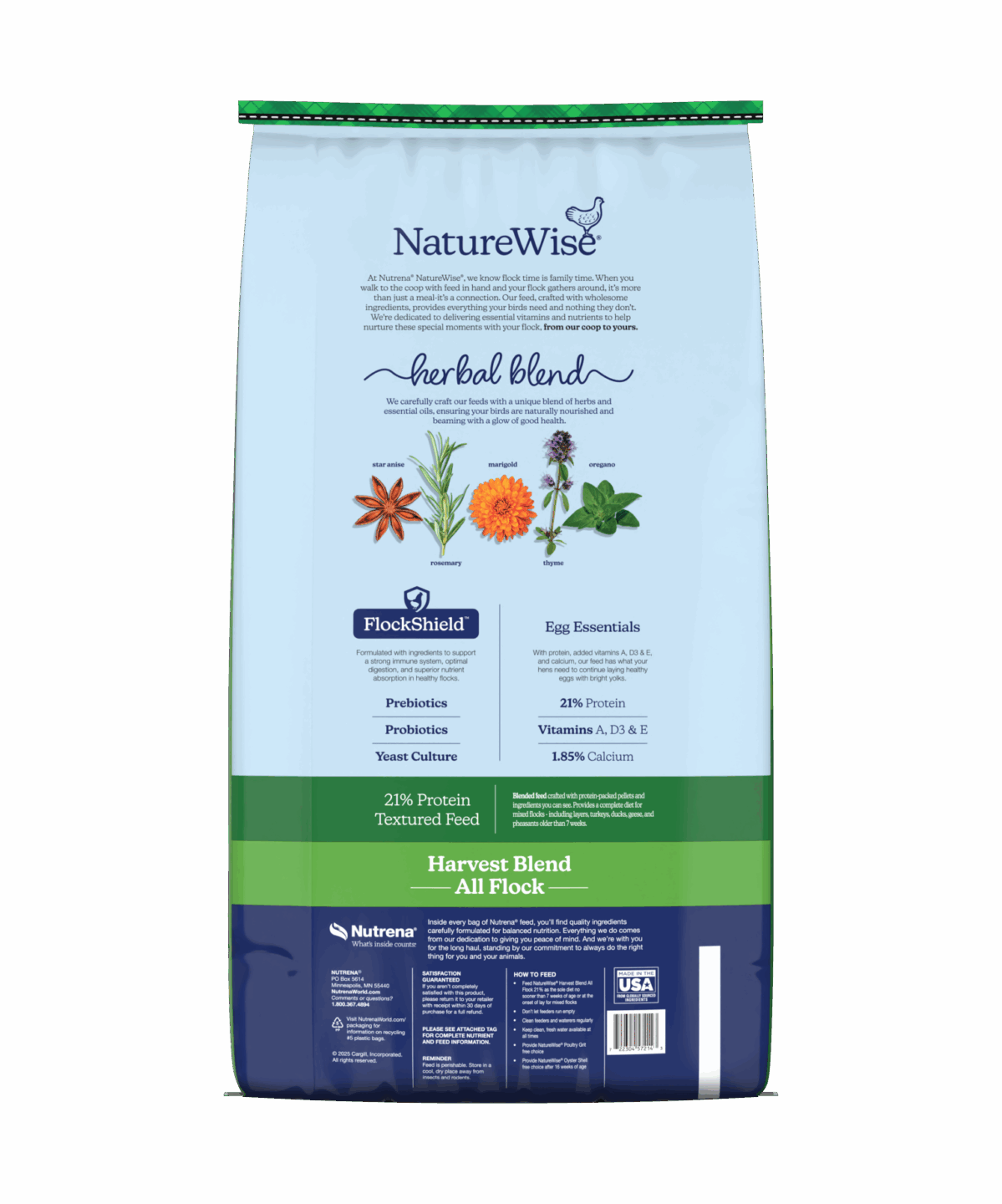 Harvest Blend All Flock 21% 40lbs