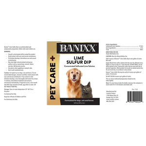 Banixx Lime Sulfur Dip 16oz