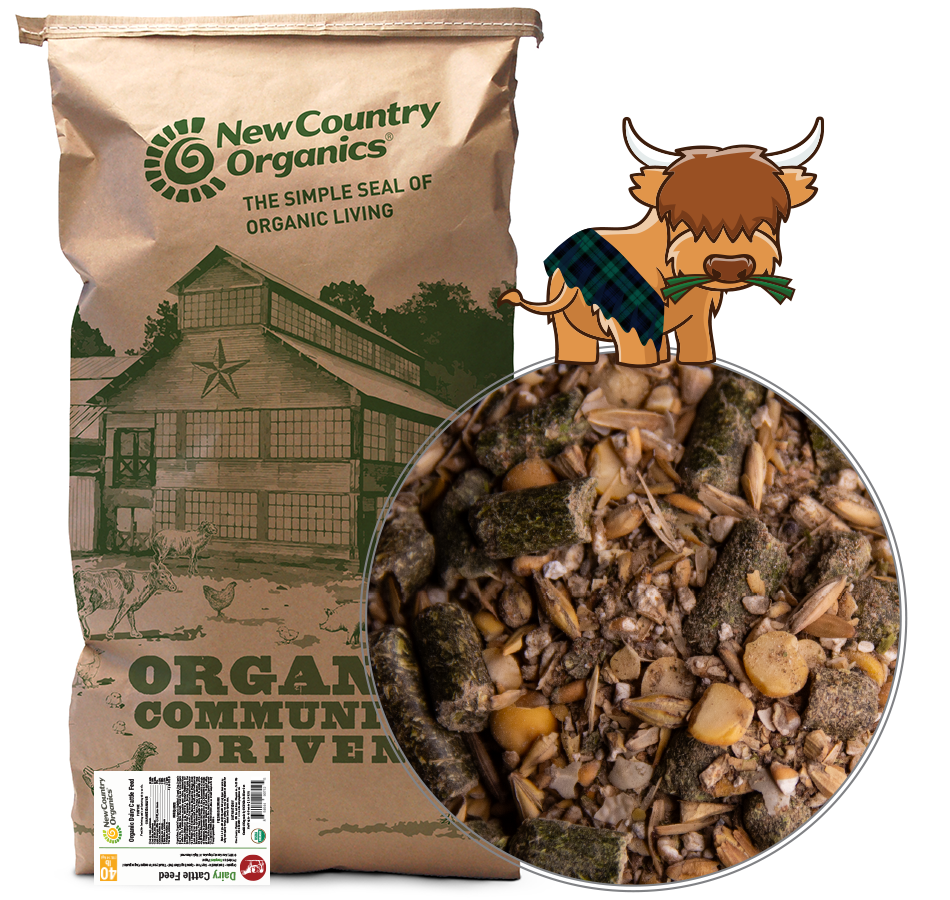 New Country Organic Dairy Cattle 40lbs