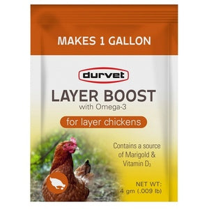 Durvet Layer Boost with Omega-3 for Poultry 4gm