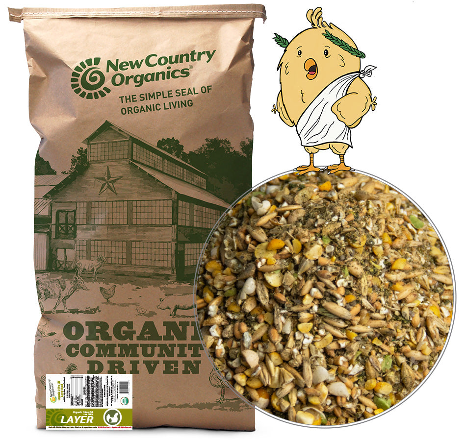 New Country Organics Olive Oil Layer 40lbs