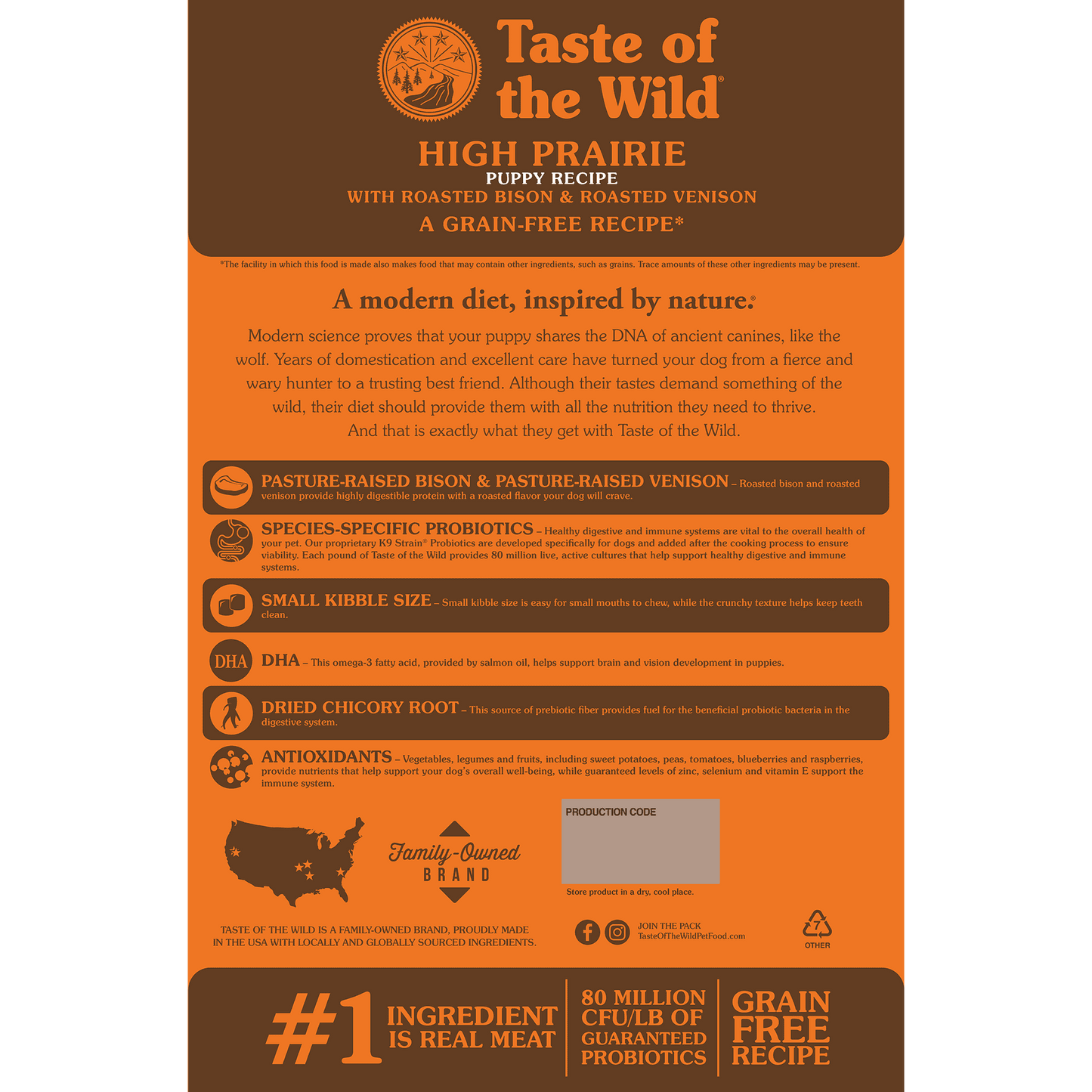 Taste of the Wild High Prairie Puppy Roasted Bison & Venison