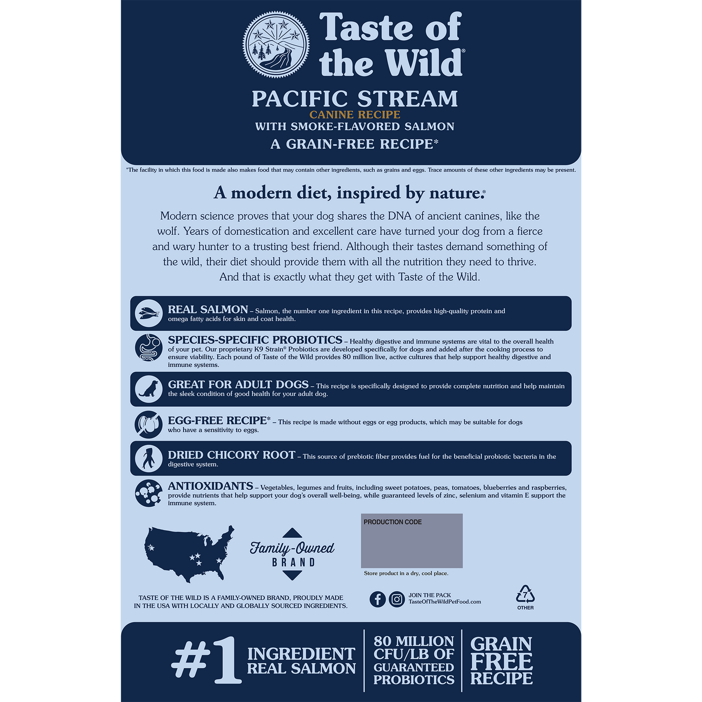 Taste of the Wild Pacific Stream Canine Smoked-Flavored Salmon