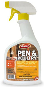Pen & Poultry Spray RTU - 1qt