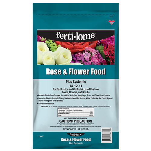 Fertilome Rose & Flower Food With Systemic Insecticide  10lbs