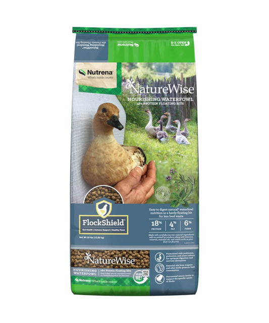 NatureWise Waterfowl 18% Nourishing Bits 30lbs